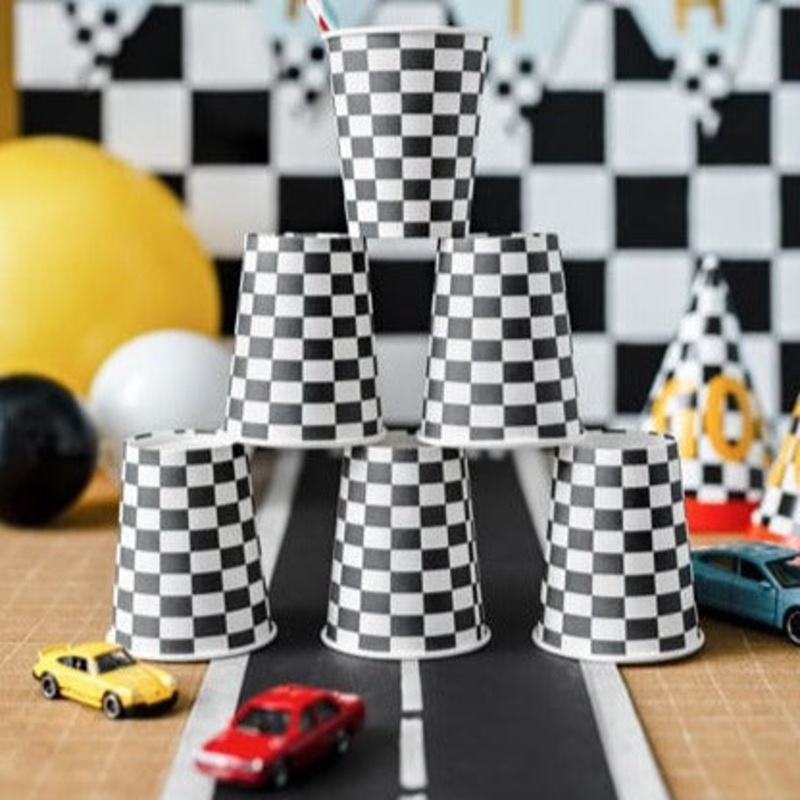 Racing Car Party Cups (6 pack)