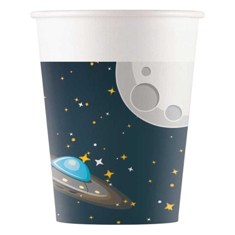 Rocket Space Party Cups x 8
