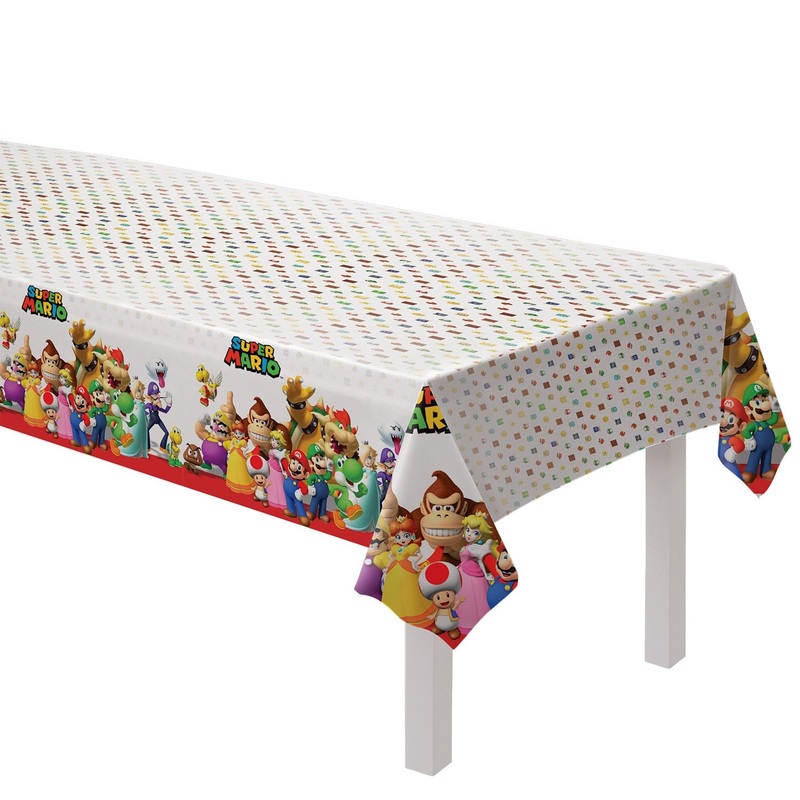Super Mario Plastic Party Tablecover