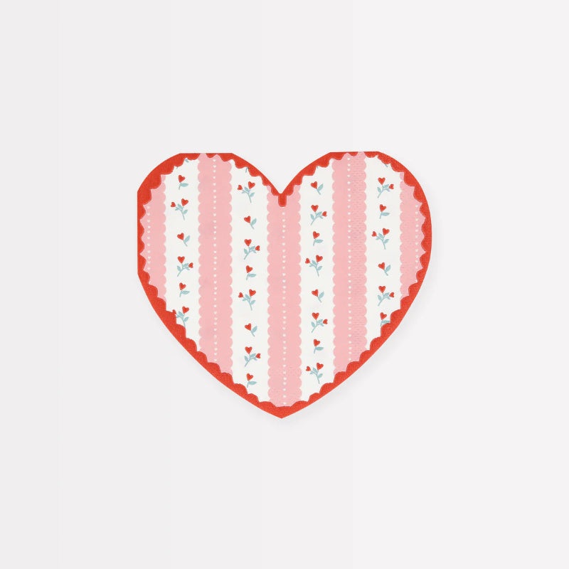 ECO Napkins Heart Rose Vintage / 16 pcs.