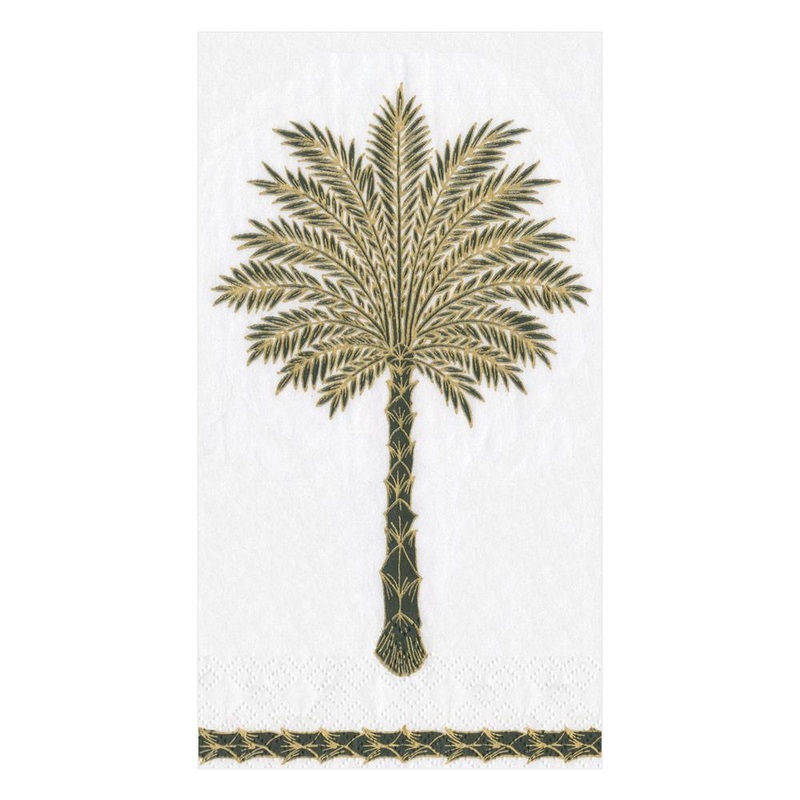 Gold Palms Buffet napkin / 15 pcs.