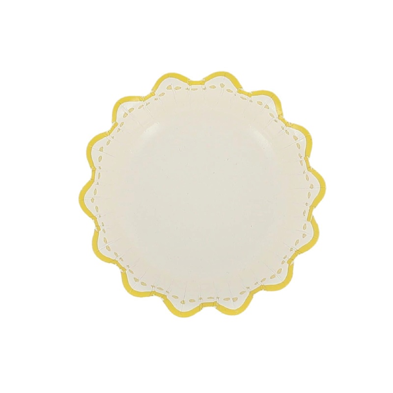 Yellow striped bowl