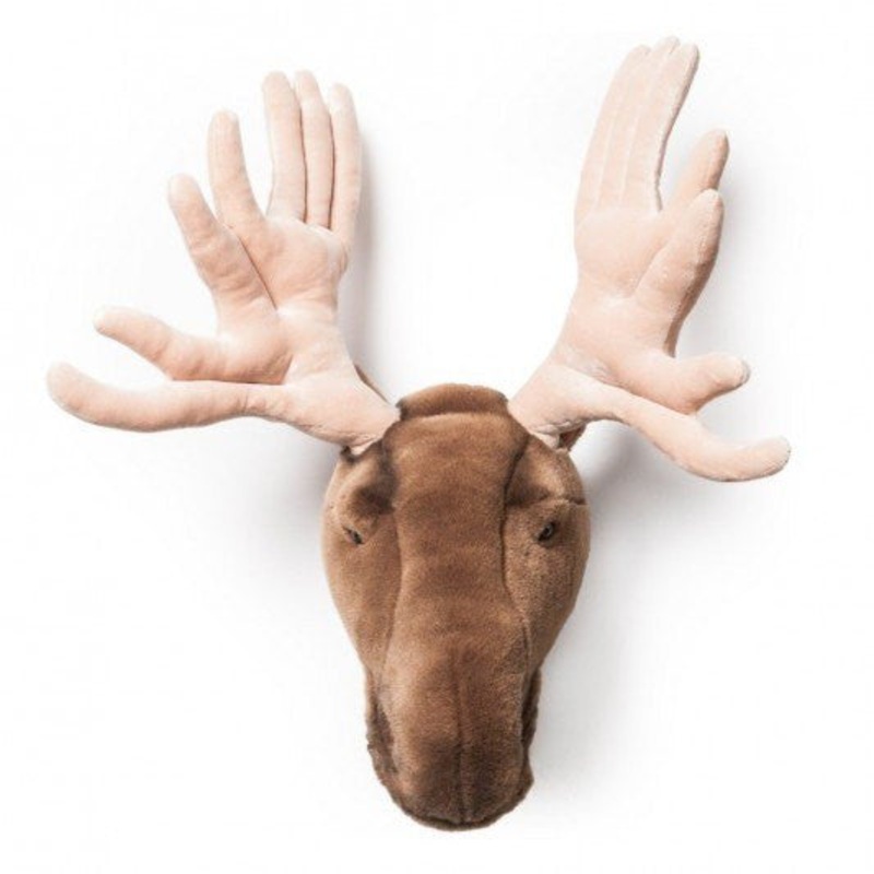 Alfred Moose Plush Head