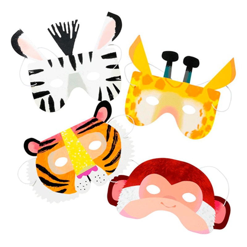Animal masks / 8 units
