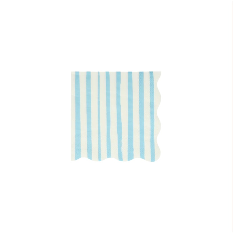 Blue striped napkin / 16 pcs.