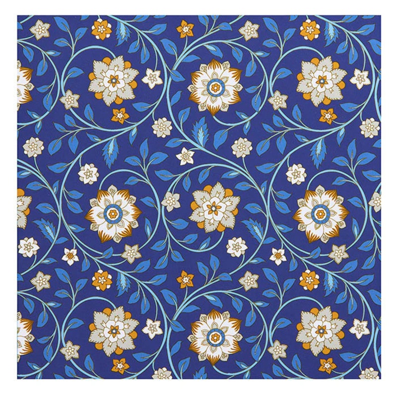 Servilleta block print Indigo / 50 ud.