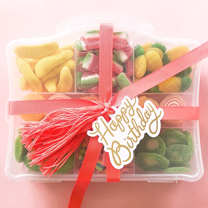 Suitcase Happy Birthday XL Tutti Frutti