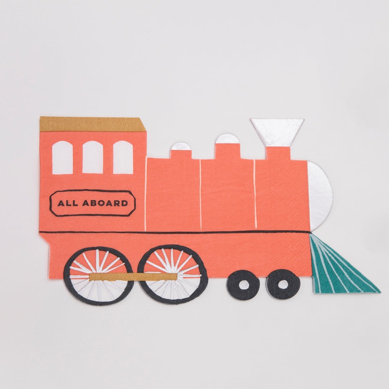 Train napkin / 16 pcs.