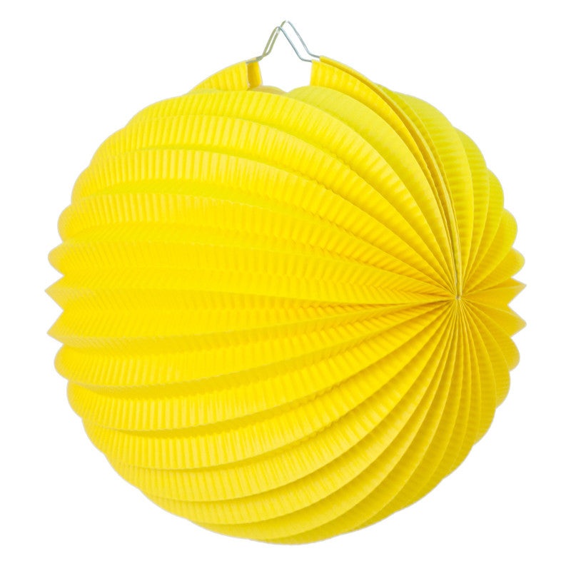 yellow paper lantern