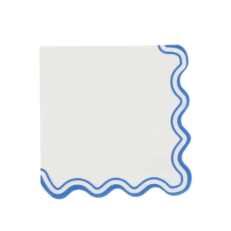 Blue striped Lunch napkins