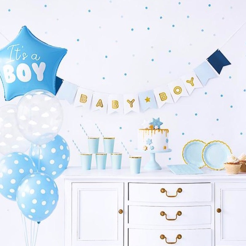 BOY party decoration kit / 39 pieces