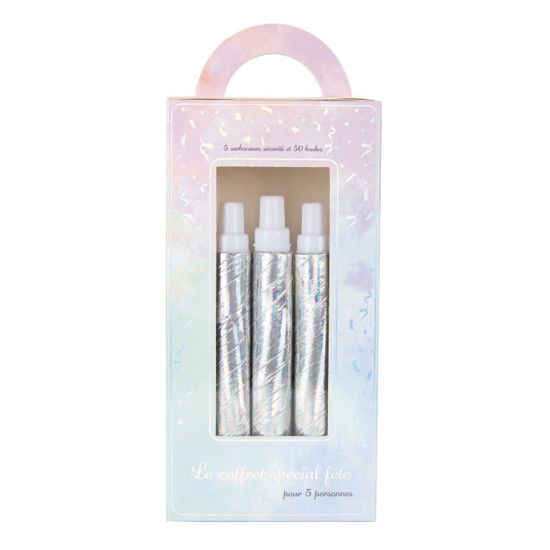 Iridescent blowguns / 5 pcs.