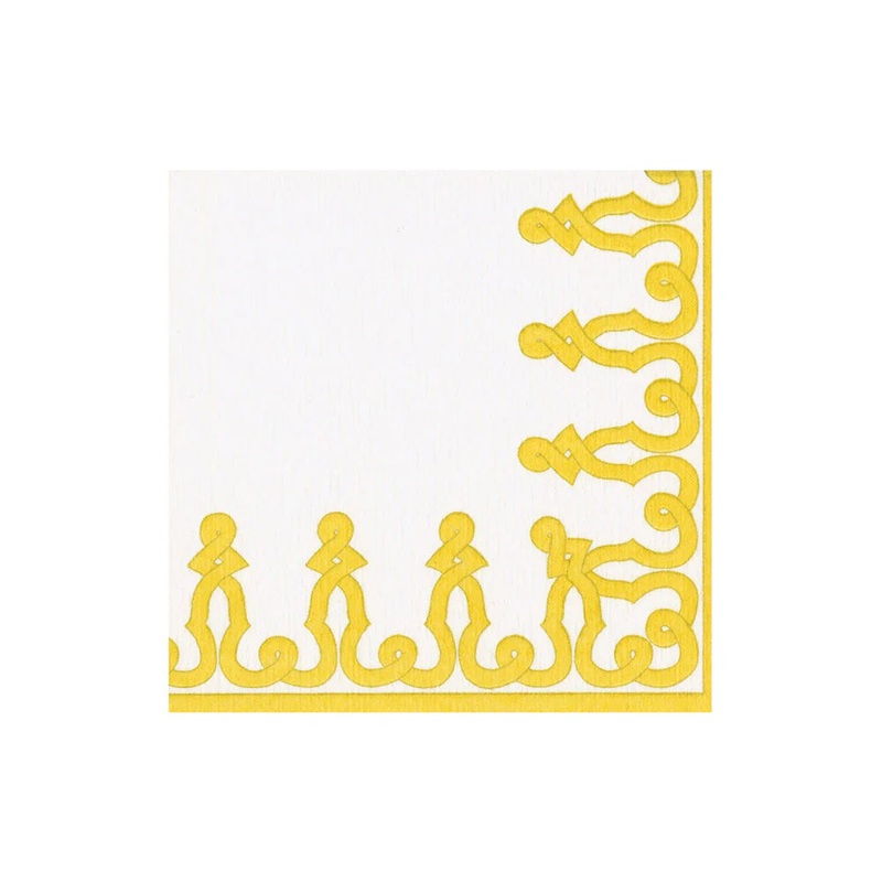 Riviera Yellow Napkin / 15 pcs.