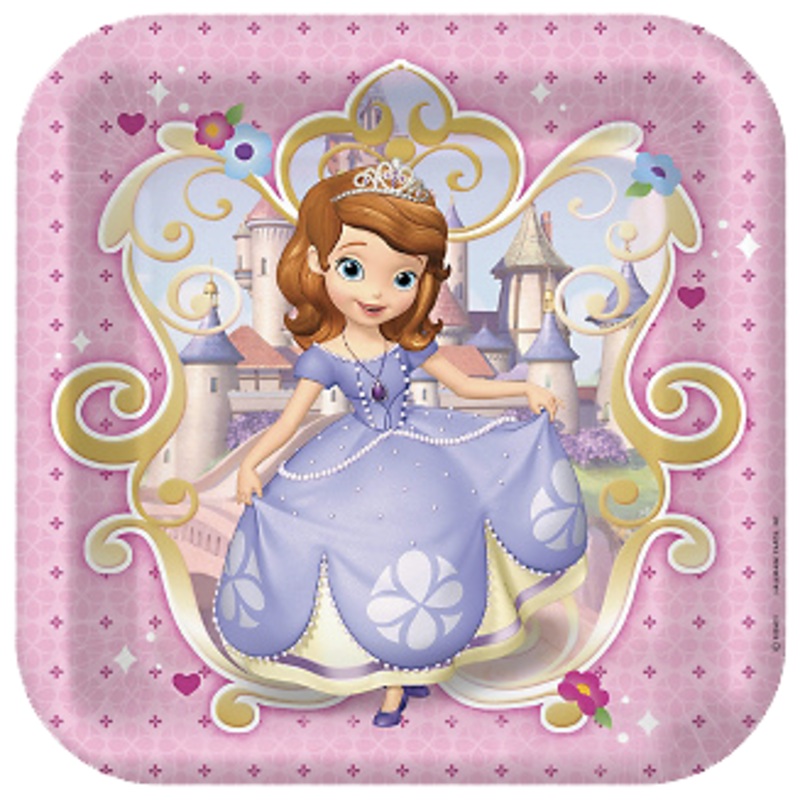 Sofia The First Dinner Plates