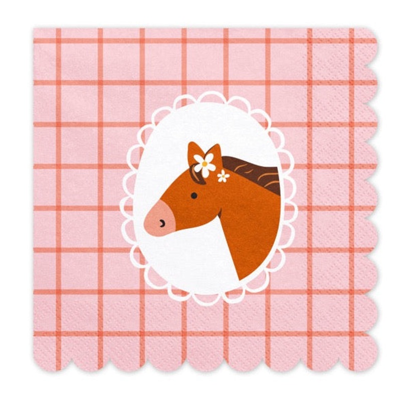 Spring Pony Napkins / 12 pcs.