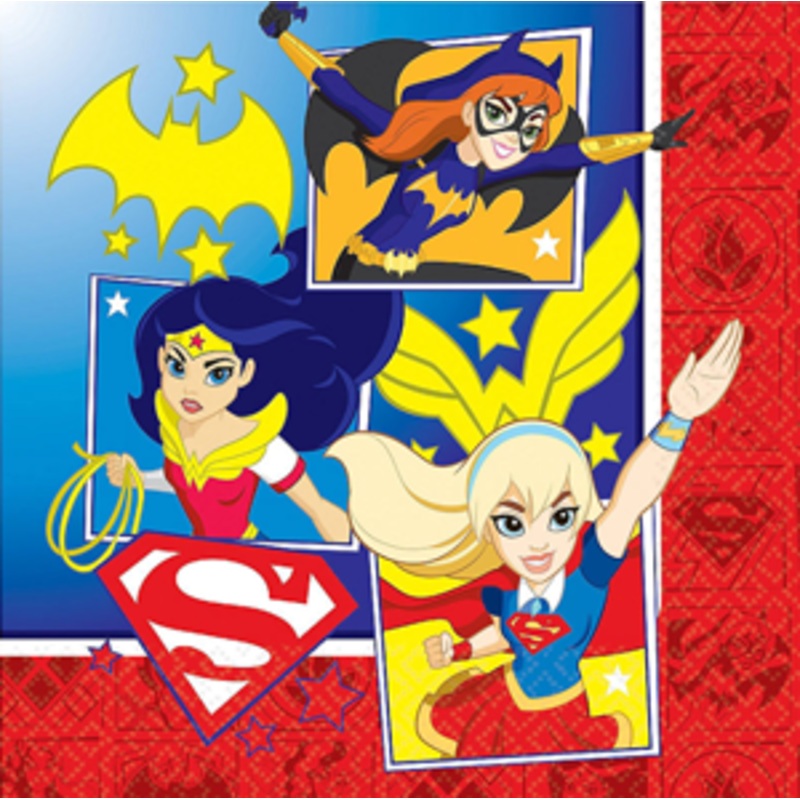 Super Hero Girls Party Napkins