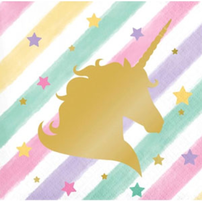 Unicorn Sparkle Party Lunch Napkins