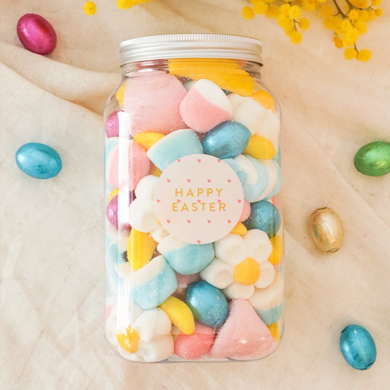 XL Happy Easter candies and choco