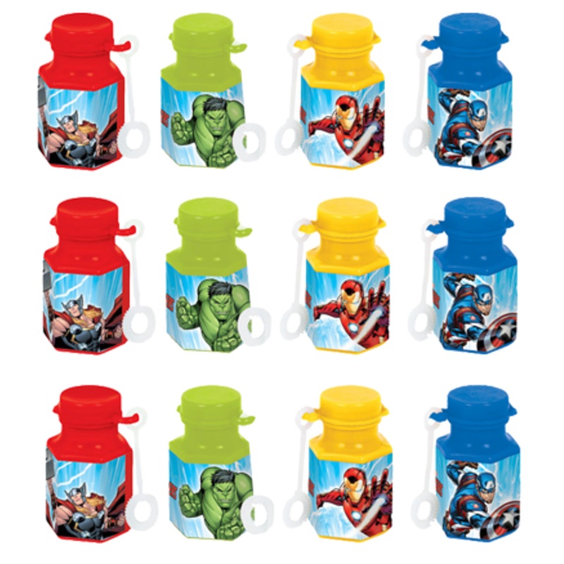 Avengers Mini Bubbles Party Pack 12