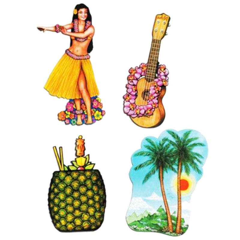 Luau Tropical Cutouts