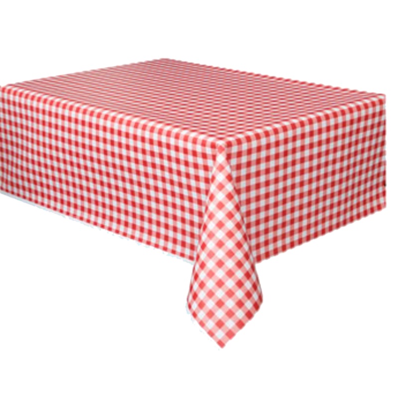 Red Gingham Table Cloth
