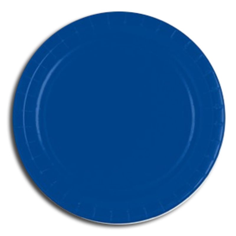 Royal Blue Large Party Plates pk20 NPC