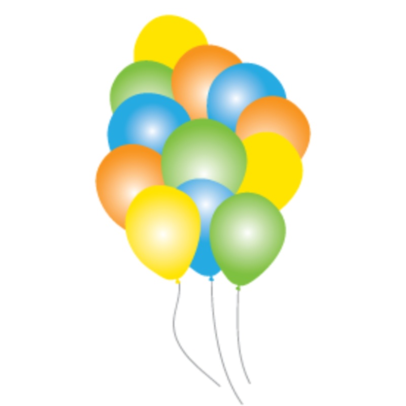 Safari Jungle Balloons Party pack 16
