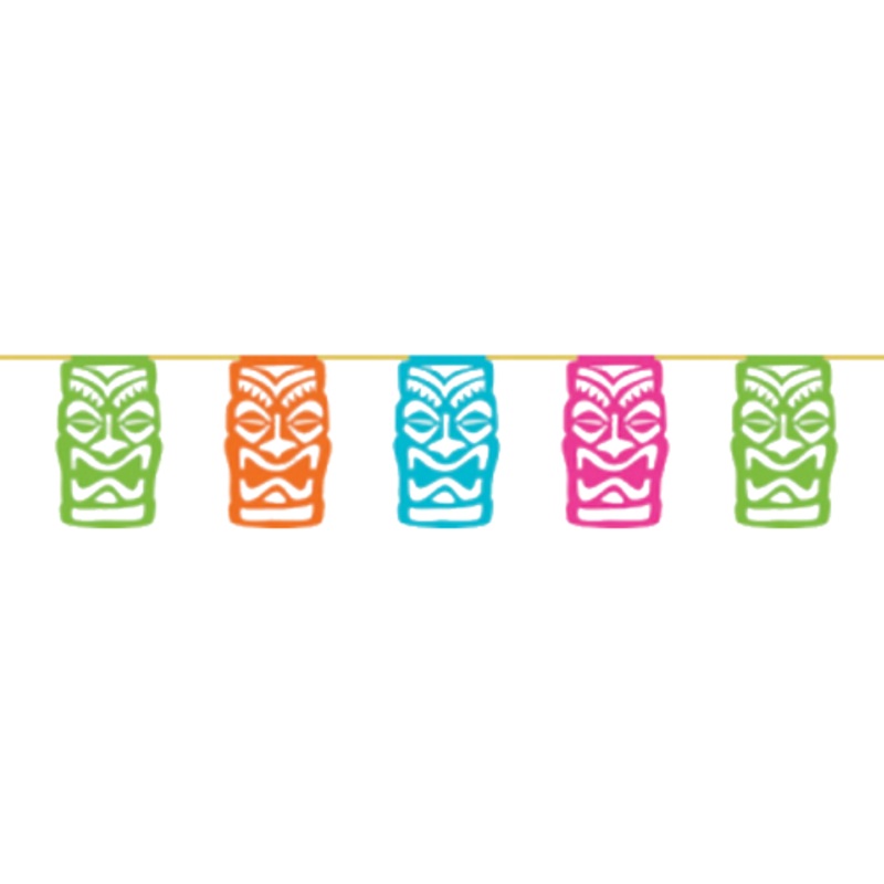 Tiki Hawaiian Flag Banner