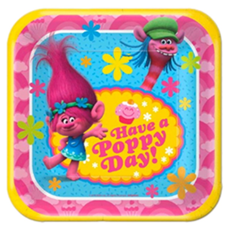 Trolls Party Lunch Plates