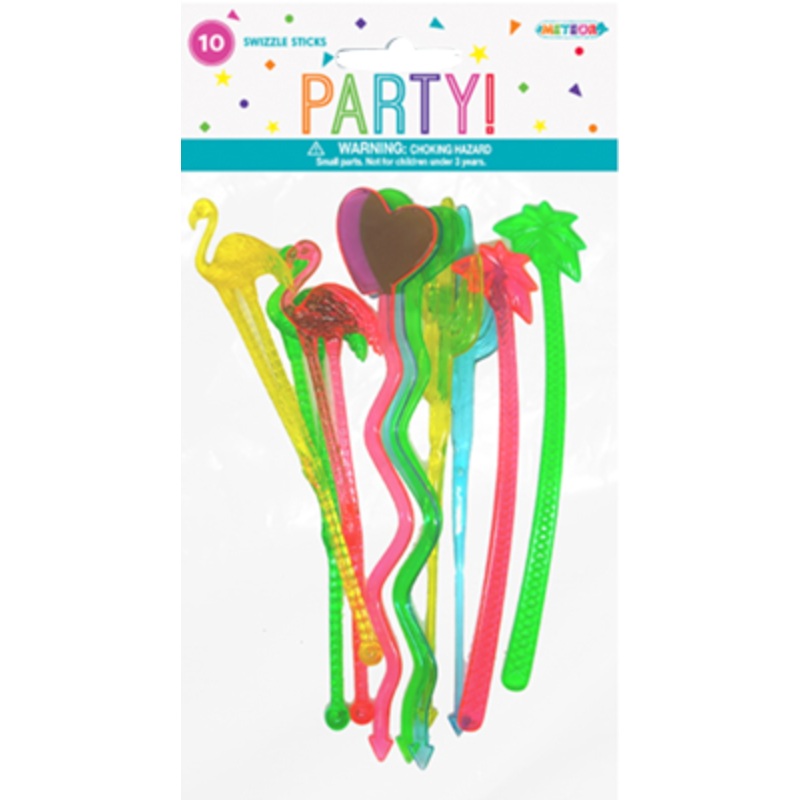 Tropical Swizzle Sticks pk 10