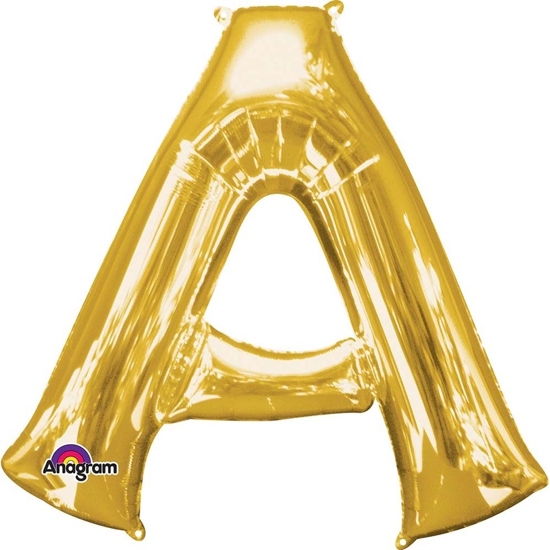 33'' LETTER A GOLD