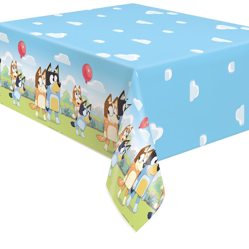 Bluey Plastic Table Cover, 54in x 84in