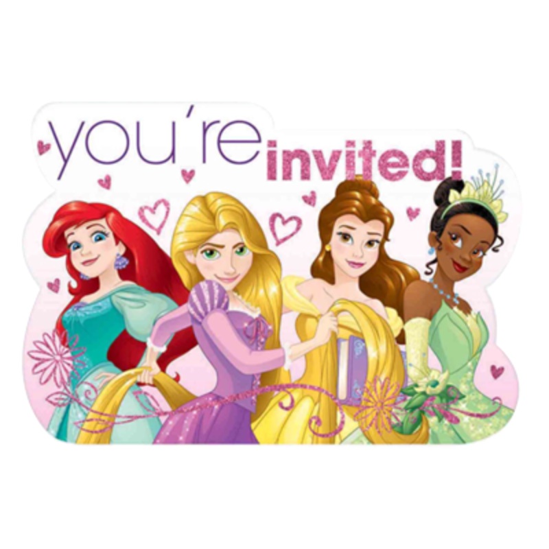 Disney Princess Party Invitations
