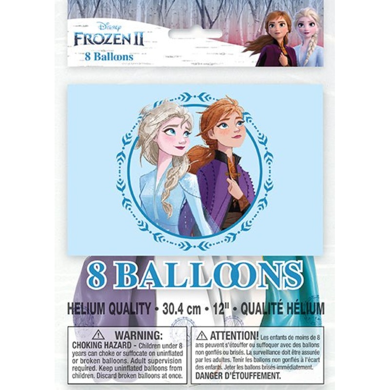 Frozen 12" Latex Balloons, 8ct
