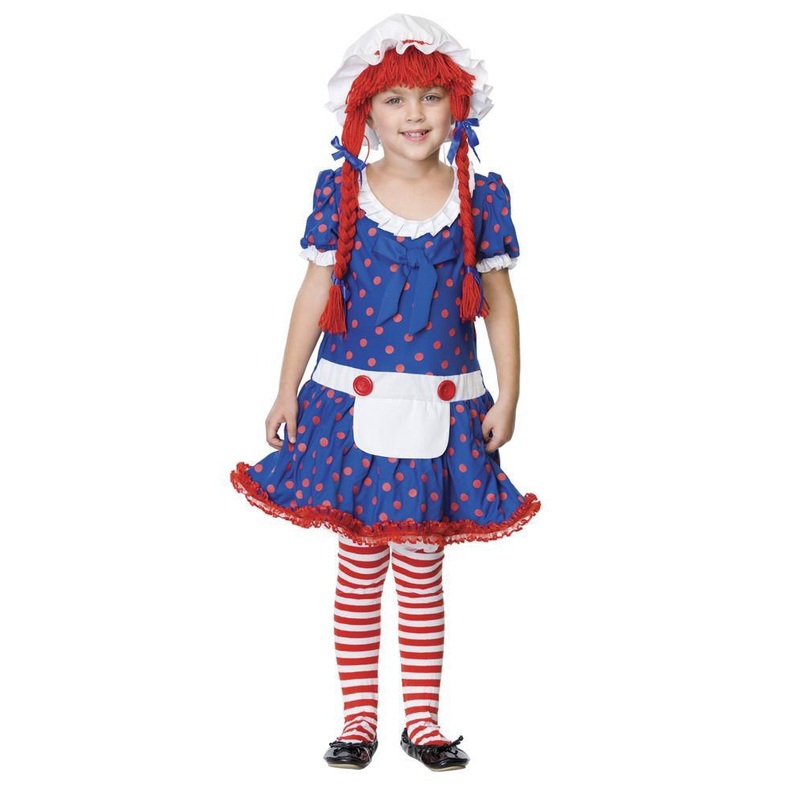 Girls Rag Doll Costume