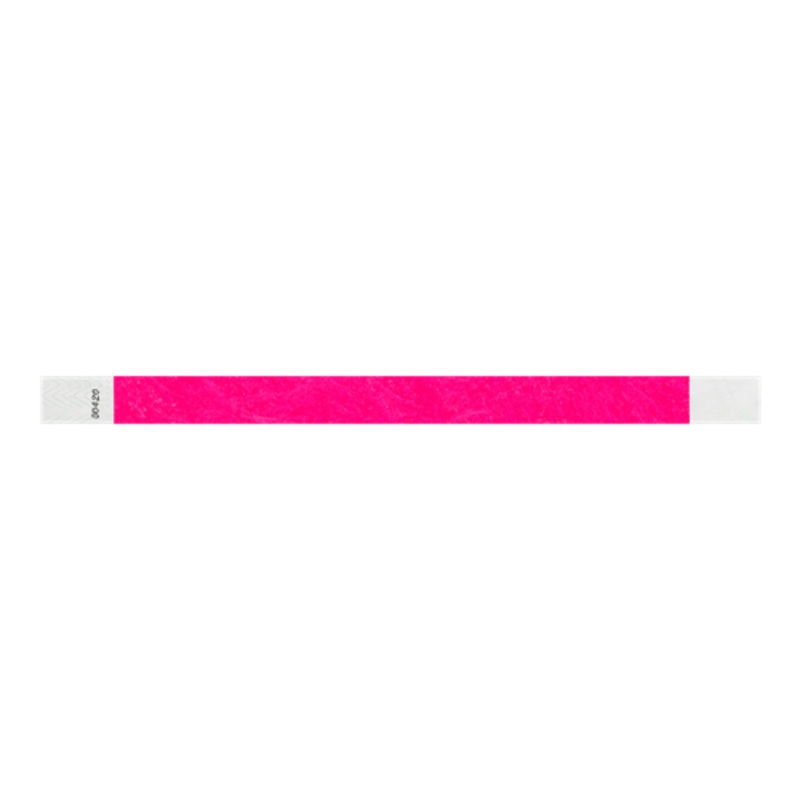 Glow Pink SecurBand Tyveck Wristbands 500ct