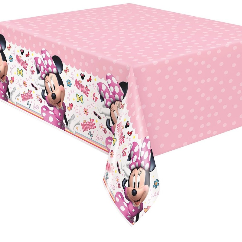 Minnie Plastic Table Cover 54"X84"