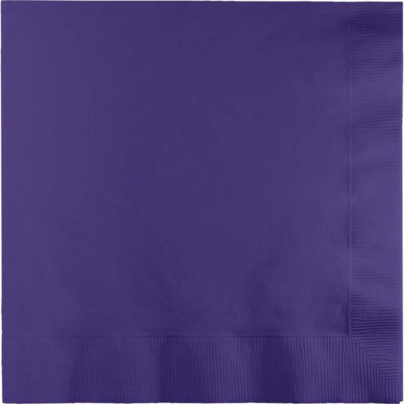 Purple Luncheon Napkins 3Ply 50ct