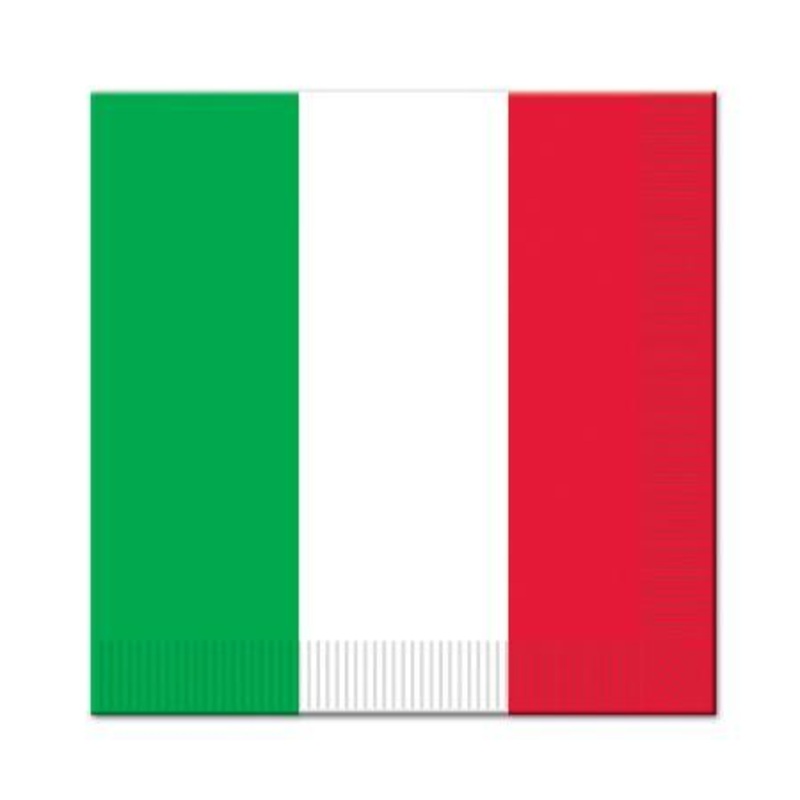 Red/White/Green Lunch Napkins