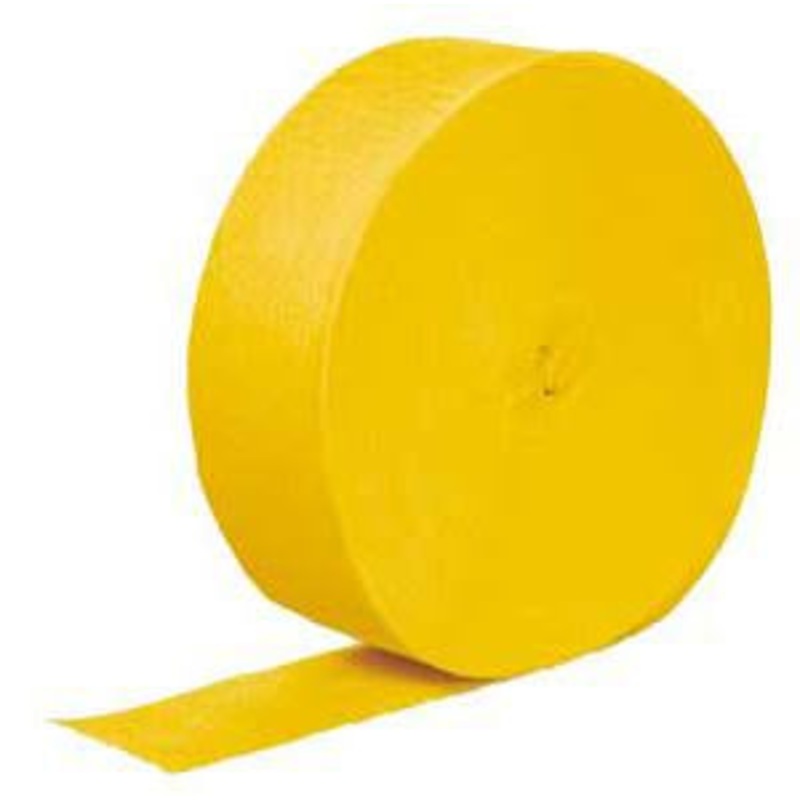 Yellow Paper Streamer