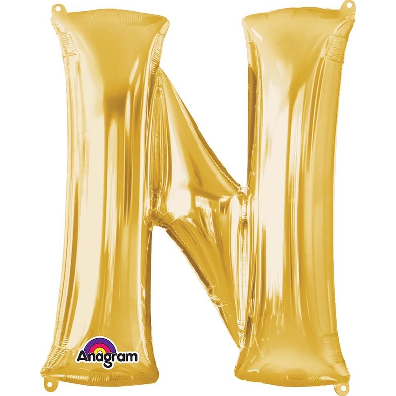 33'' LETTER N GOLD