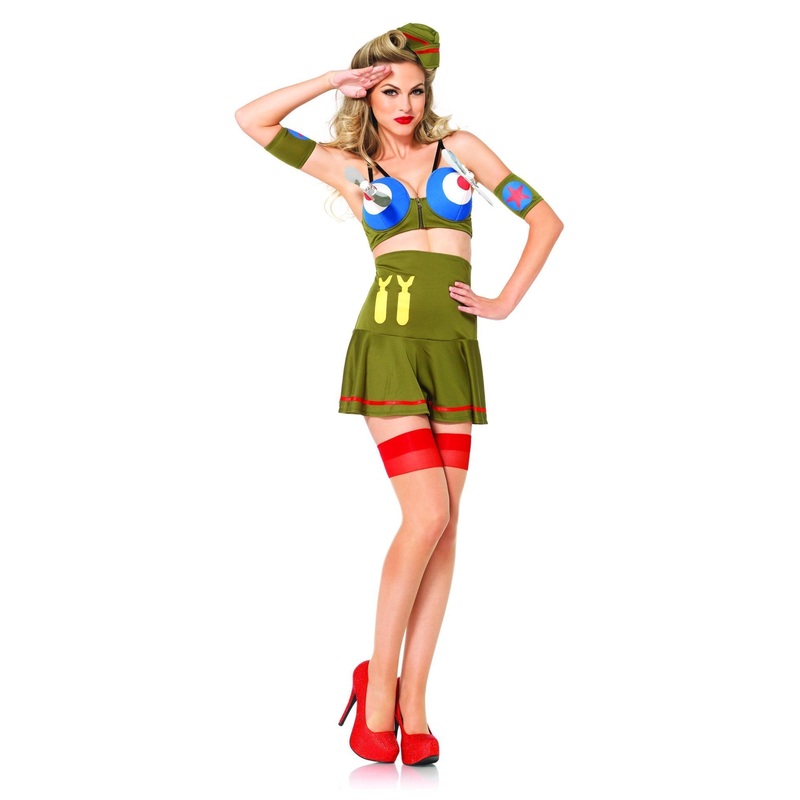 Bombshell Bomber Girl Costume