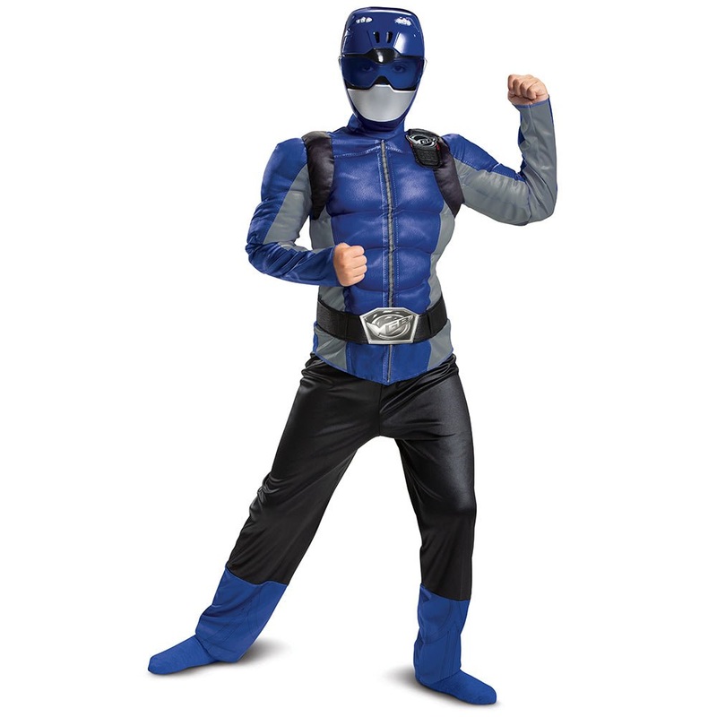 Boys Blue Ranger Beast Costume DIS-13448 SMALL (4-6X)