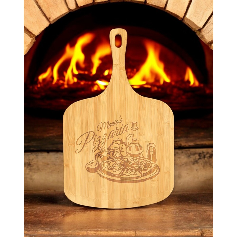 Custom Bamboo Pizza Board 23 1/2" x 14 1/2"
