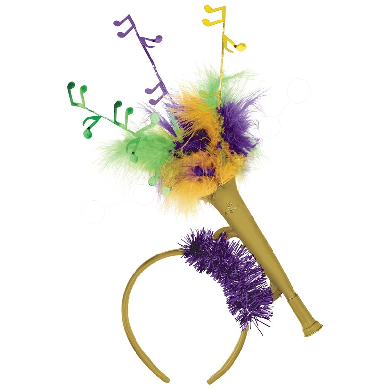 Mardi Gras Tumpet Headband