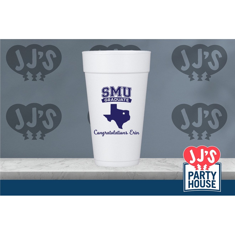 SMU Graduation Foam Cups