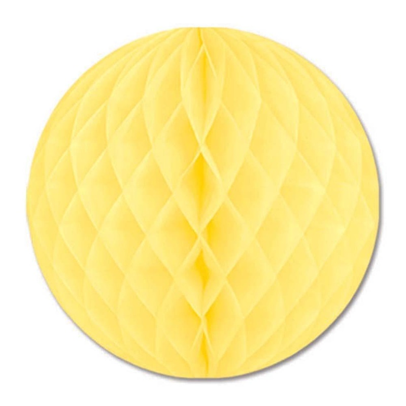 Yellow Tissue Ball 12in
