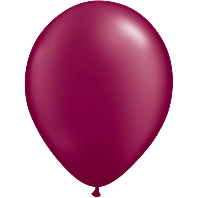 11'' PEARL BURGUNDY LATEX BALLO