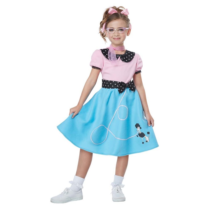 50'S Sock Hop Dress / Child CAL-00626 XSMALL