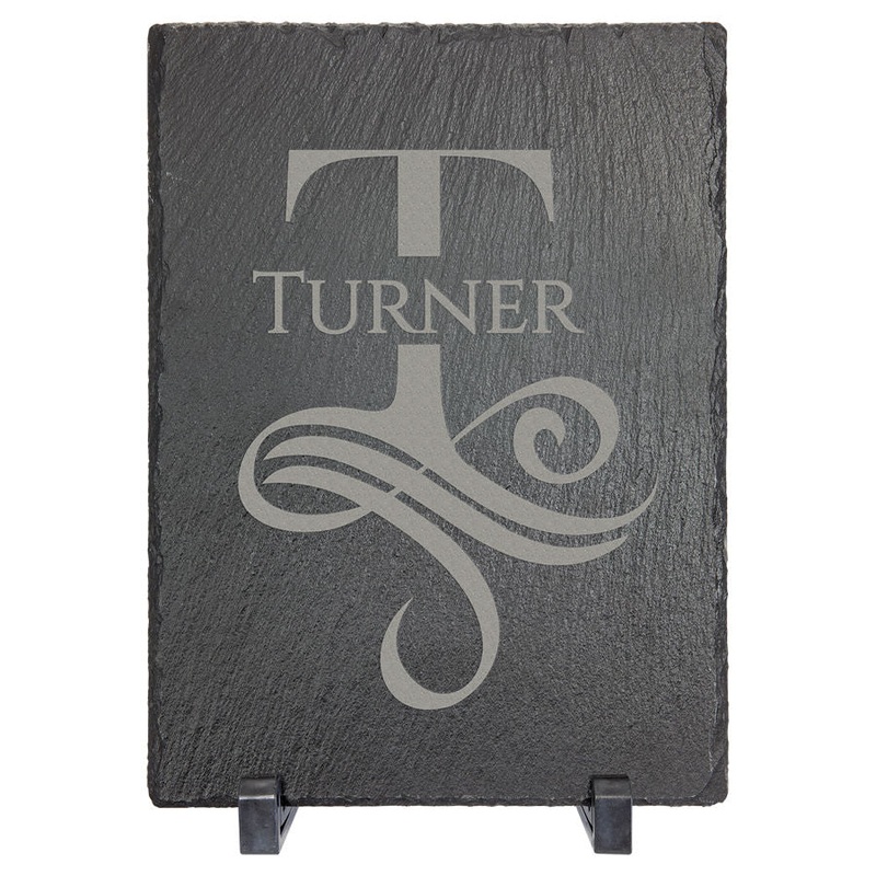 Custom Laser Engraved Rectange Slate Sign 7" x 5"
